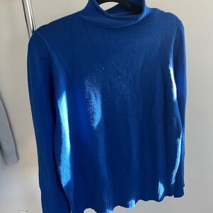 French Connection Royal Blue Turtleneck Sweater